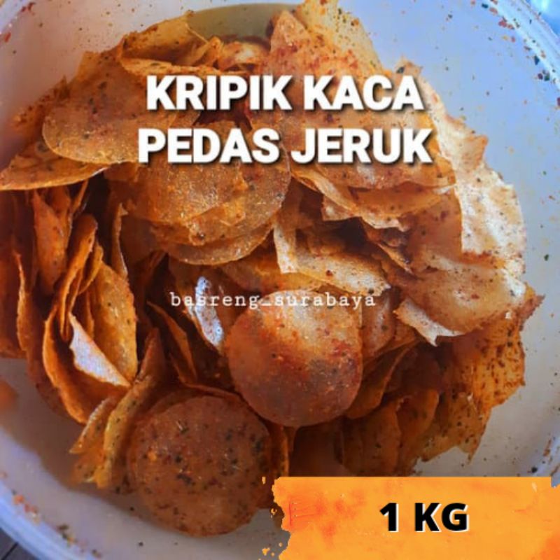 Jual Kripik Kaca Pedas Kencur Daun Jeruk Kg Shopee Indonesia