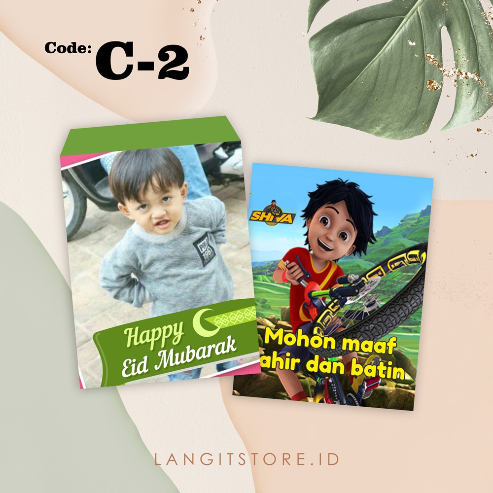 

C-2 AMPLOP LEBARAN / AMPLOP FOTO / AMPLOP CUSTOM / AMPLOP UNIK / ANGPAO LEBARAN / AMPLOP LUCU
