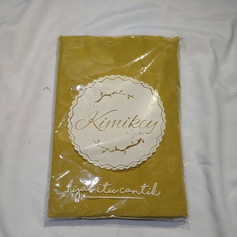 Jilbab Bergo Inayah Jumbo Syar'i by ORI Kimikey-Lime