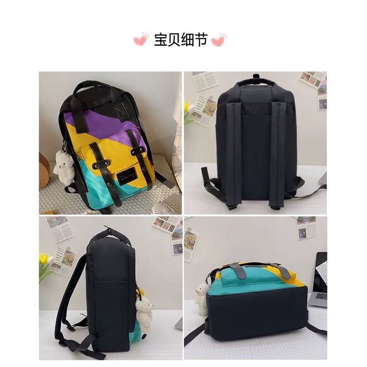 TAS RANSEL PEREMPUAN ANAK SEKOLAH SET 5 in 1 IMPORT SD SMP SMA FASHION Backpack WANITA KOREA L