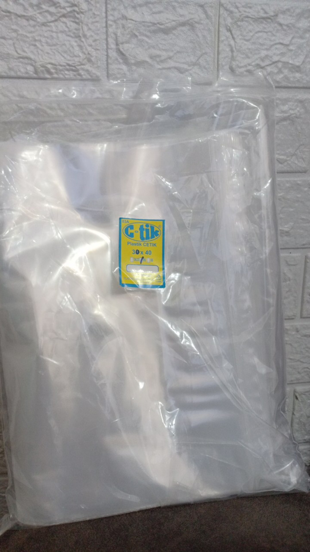 Plastik Klip Pe 30x40 Zipper Kualitas Tebal Isi 100