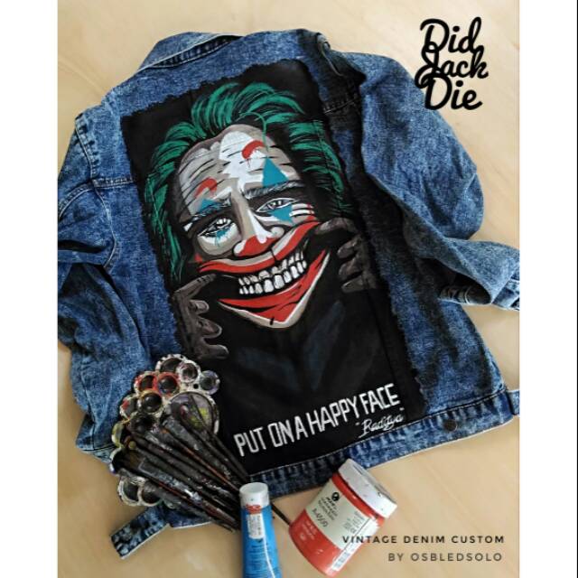 JAKET LUKIS JOKER