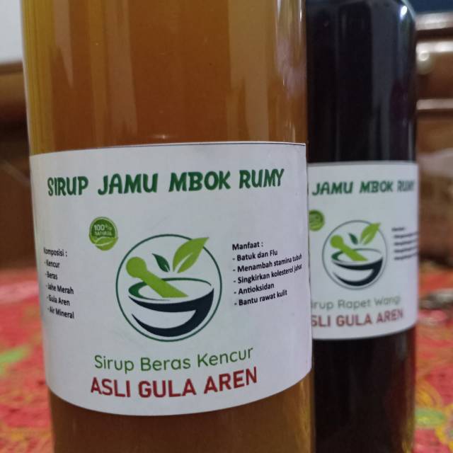 

Sirup Jamu Beras Kencur / Jamu Beras Kencur / Jamu alami 100%