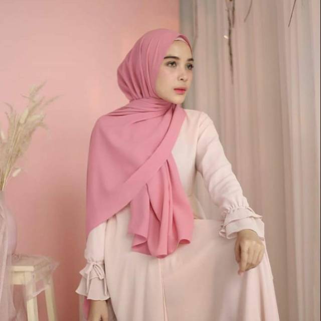 FARRA PASHMINA BAHAN DIAMOND CREPE PREMIUM