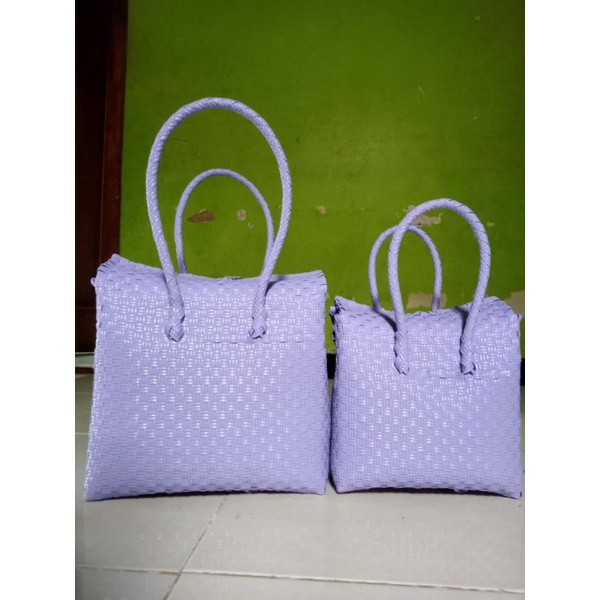 NTJ/Tas Anyaman Jali/Tas Anyaman Box Tutup Atas Magnet ukuran Jumbo/size L,  XL, XXL