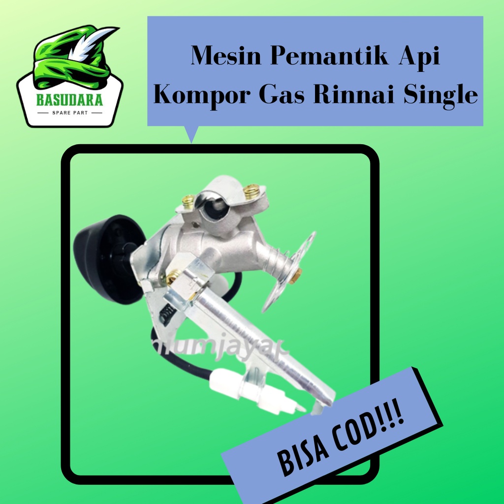Mesin Pemantik Api Kompor Gas Rinnai Single - Gas Valve Single / Mesin Pemantik Kompor Gas Rinnai Ri