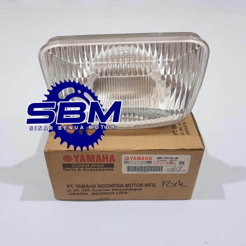 REFLEKTOR LAMPU DEPAN RX KING OVAL ORIGINAL ASLI YAMAHA 5BP-H4120-00 LAMPU DEPAN RX KING ASLI YAMAHA
