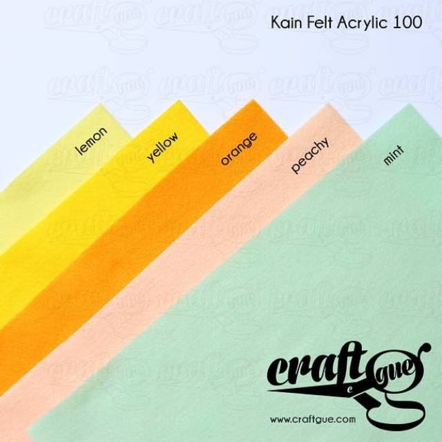 Kain Felt Acrylic 100 (Ukuran 30x30cm)