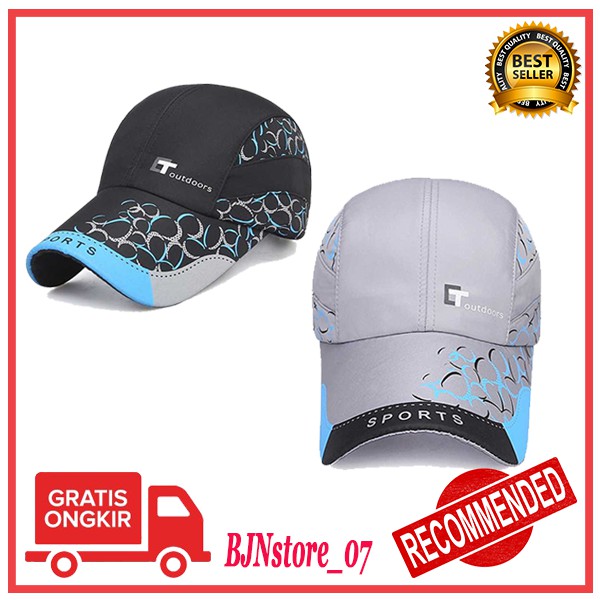 PROMO Topi Baseball Cap Snapback Model T Outdoors / topi