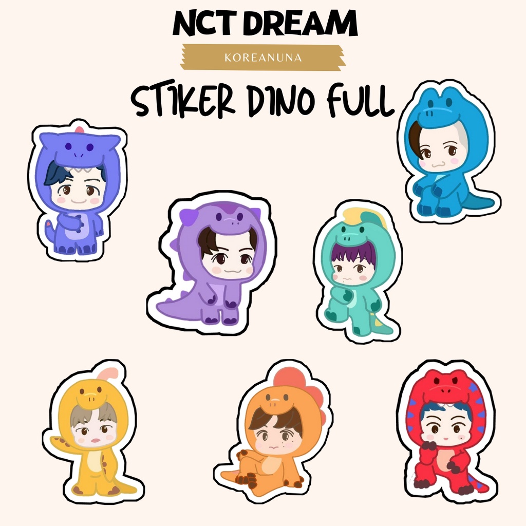 Stiker Kpop Nct Dino Chibi Lucu Aesthetic Berkualitas Sticker Botol Buku Note Laptop Hp Murah