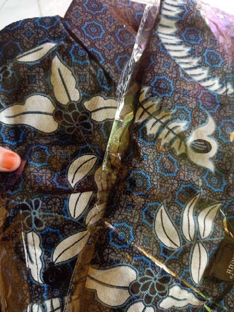 Kemeja Batik Pria Slim Fit Original Luigibatani Hem Batik Pria Slim Fit Katun Solo Vr13