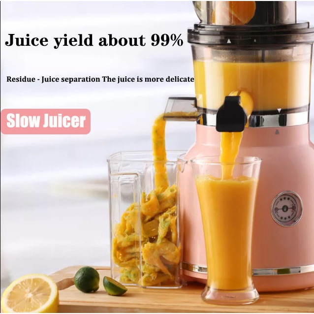 Slow Juicer 99% Fresh Fruit Juice Extraction Blender Maker /Multifungsi Alat Peras Juice otomatis automatic