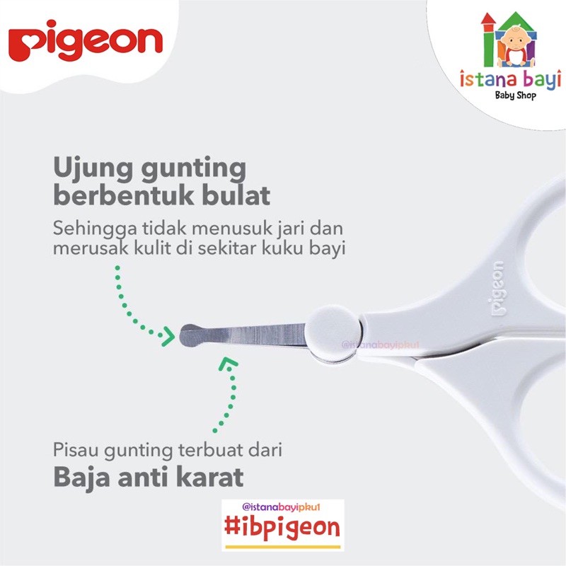 Pigeon Safety Nail Scissors - Gunting Kuku Bayi