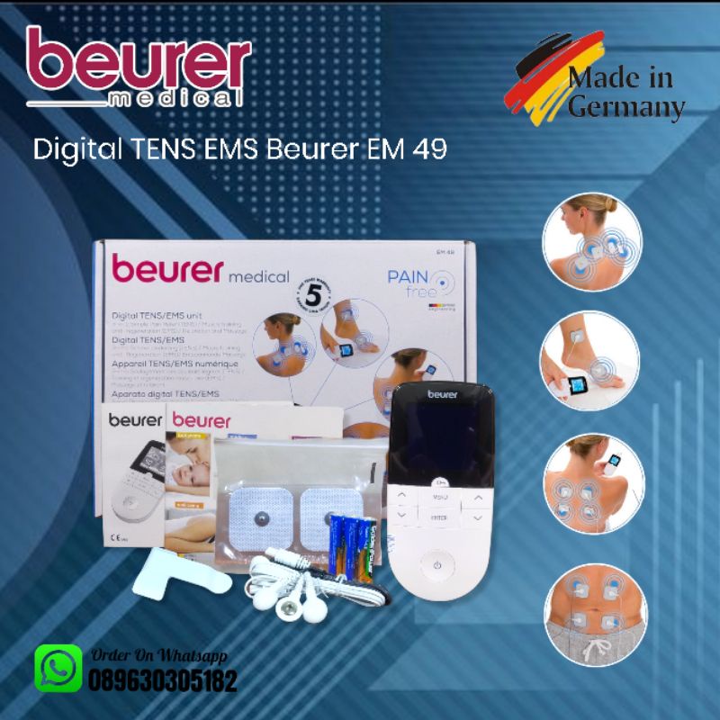 Beurer EM-49 TENS EMS Stimulator Beurer EM 49 TENS EMS Alat Pijat Digital Original Beurer EM49