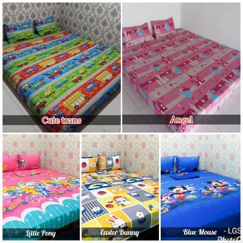 Sprei home made !! sprei doraemon Sprei murah sprei katun sprei anak sprei homemade karakter