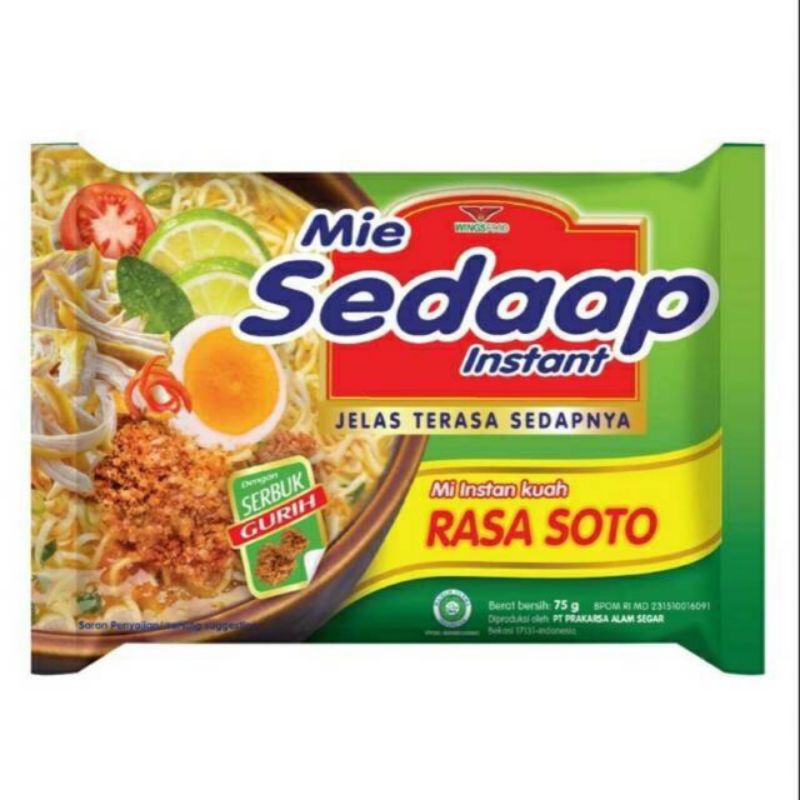 

MIE SEDAAP SOTO - 75 GR