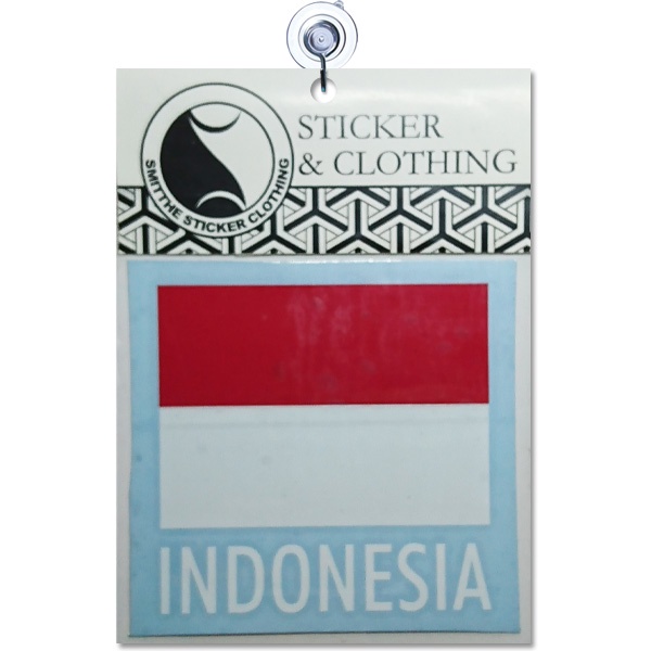 Stiker bendera Merah Putih Logo Indonesia 2W Cutting Sticker bahan Oracal 651