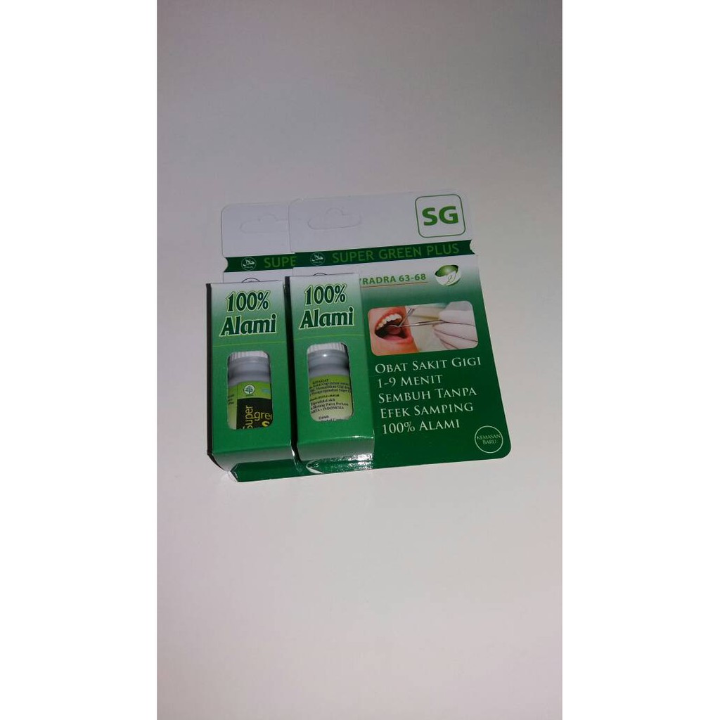 Obat Sakit Gigi Super Green Plus Shopee Indonesia