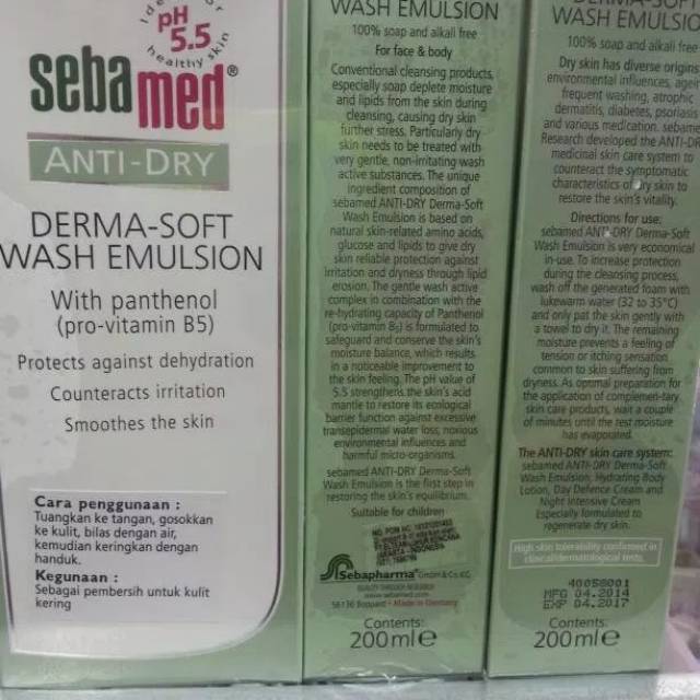 Sebamed Derma Soft Wash Emulsion 200ml