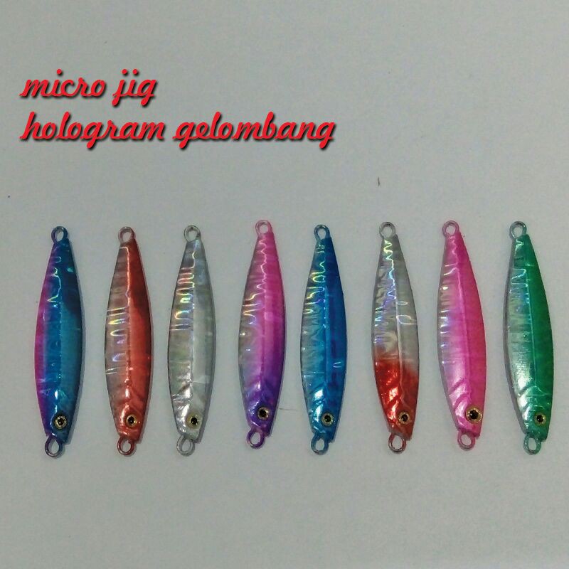 UMPAN MICRO JIG MICRO JIG 10G,15G MICRO JIG KILER MICRO JIG 15 GRAM MICRO JIG HOLOGRAM JAPAN
