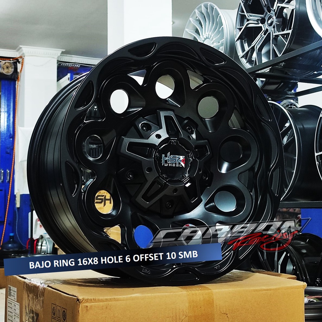 Velg Mobil R16 Velg Mobil Ring 16 Velg Mobil OFFROAD Lebar 8 BAJO R16 Hole 6x139.7 Lubang 6 PCD 139.