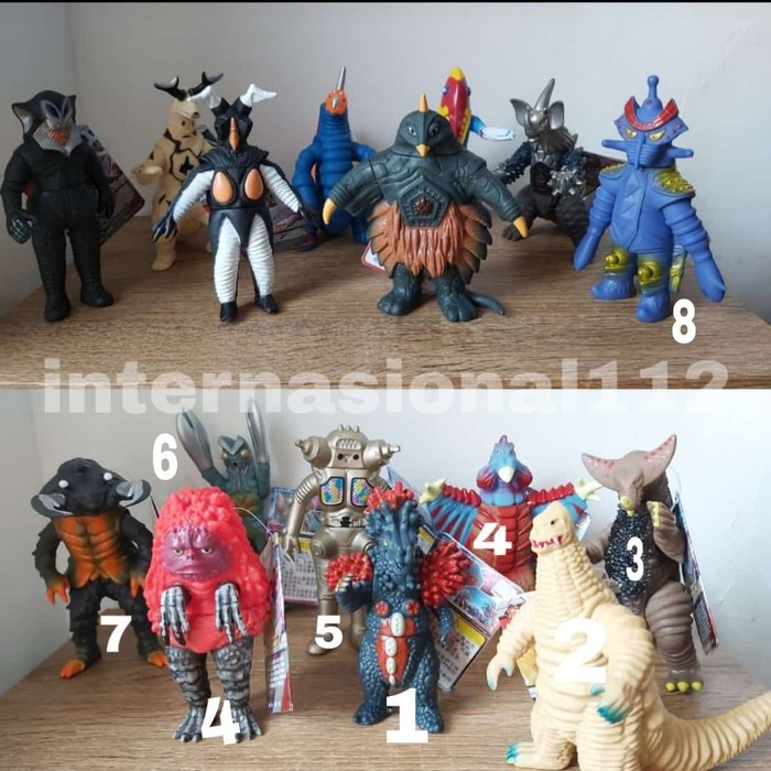 ITN - Monster kaiju ultraman mainan koleksi set 16
