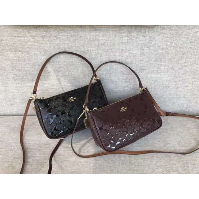 Tas Coach F56518 Hitam Original Wanita Tas Fashion Merek Impor Tas Tan
