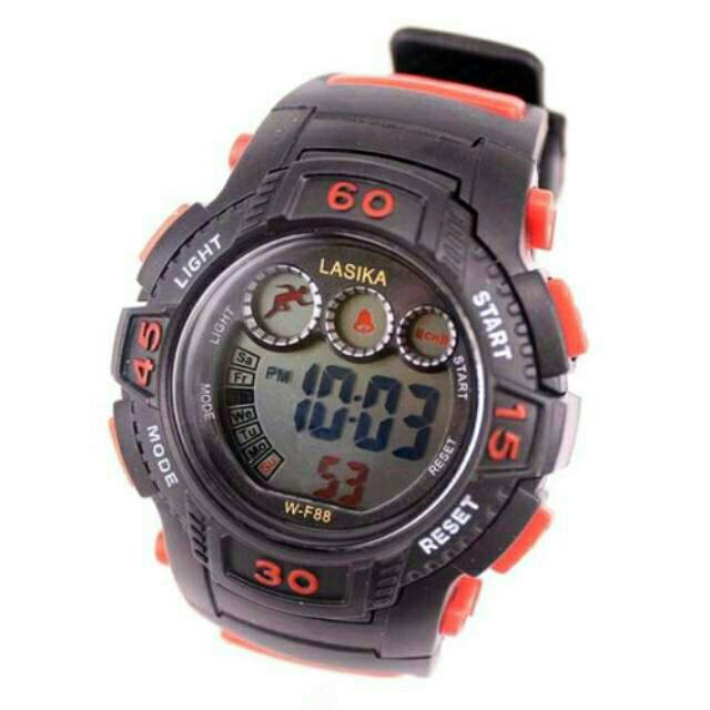 Jam Tangan Unisex Pria Sporty Lasika Tahan Air F-88