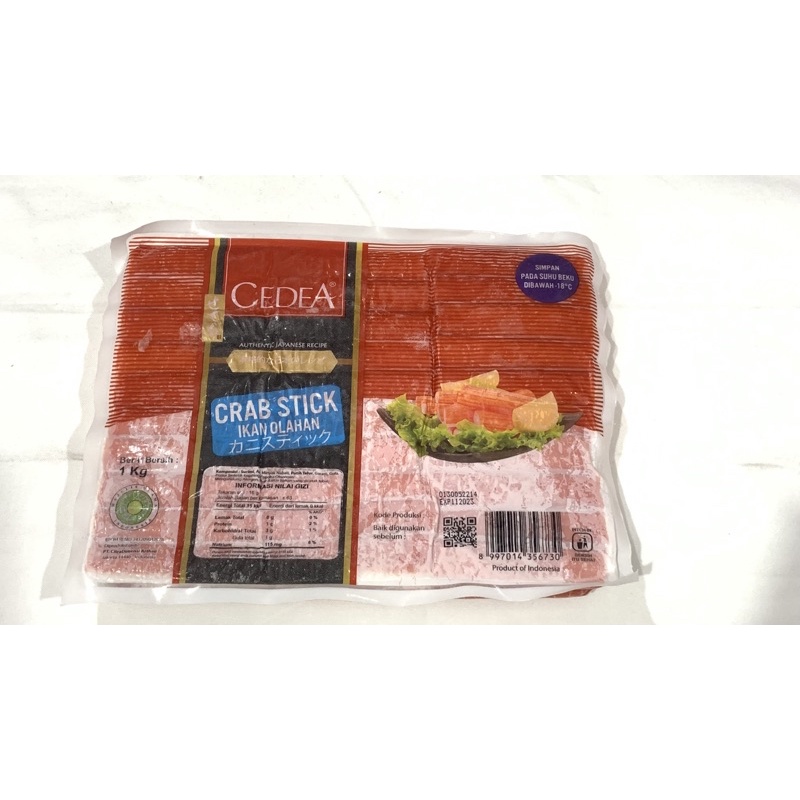 

Cedea Crab Stick 1kg STS frozen