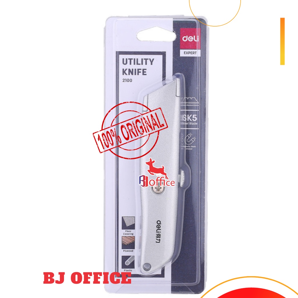 

Cutter Deli Expert 2100 Utility Knife (Aluminium Body)