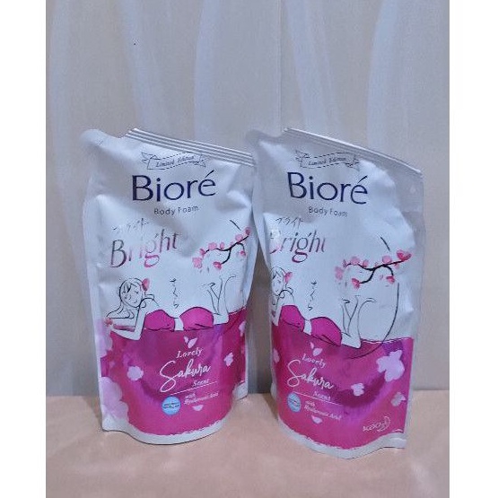 Biore Body Foam Refill 450ml // 170ml Kemasan Hemat