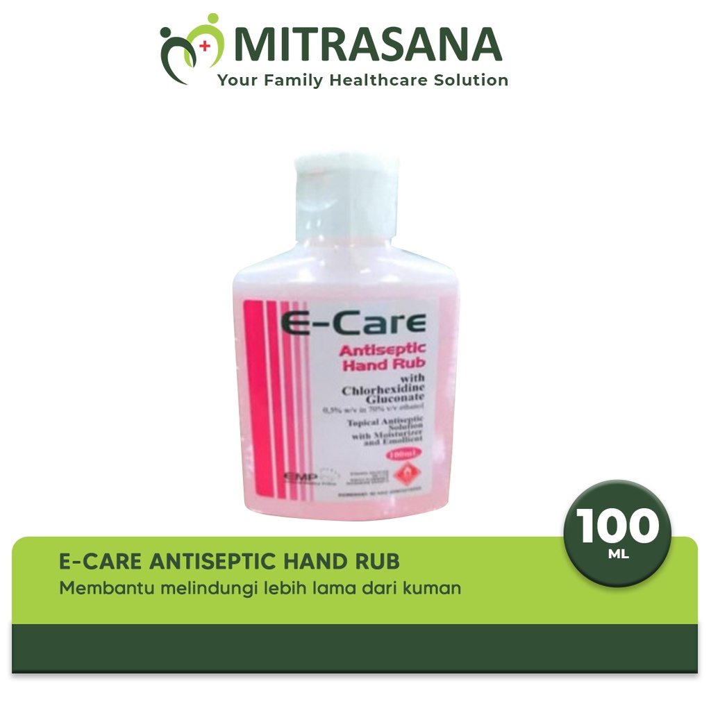 E-Care Antiseptic Hand Rub 100 ml