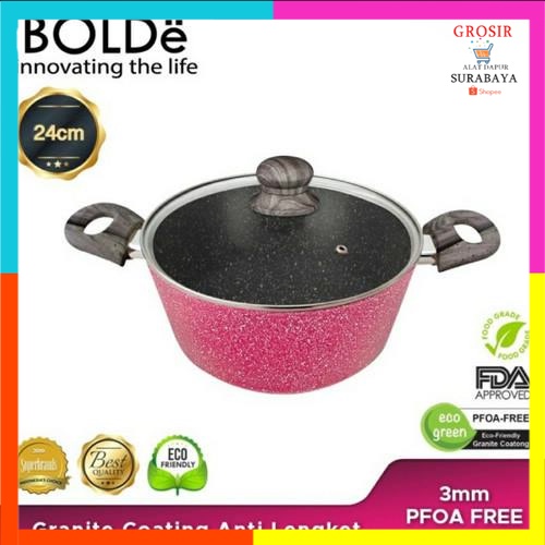 BOLDe SUPER PAN Panci Pot 24 Cm - Casserole bolde 24 cm / bolde casserole 24 cm