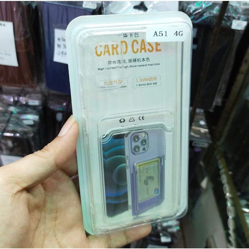 Samsung A51 A71 soft case ultra clear slot kartu Premium