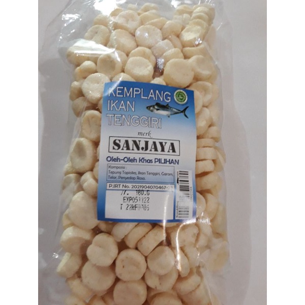 

Kerupuk kemplang tenggiri mini sanjaya 180 gram