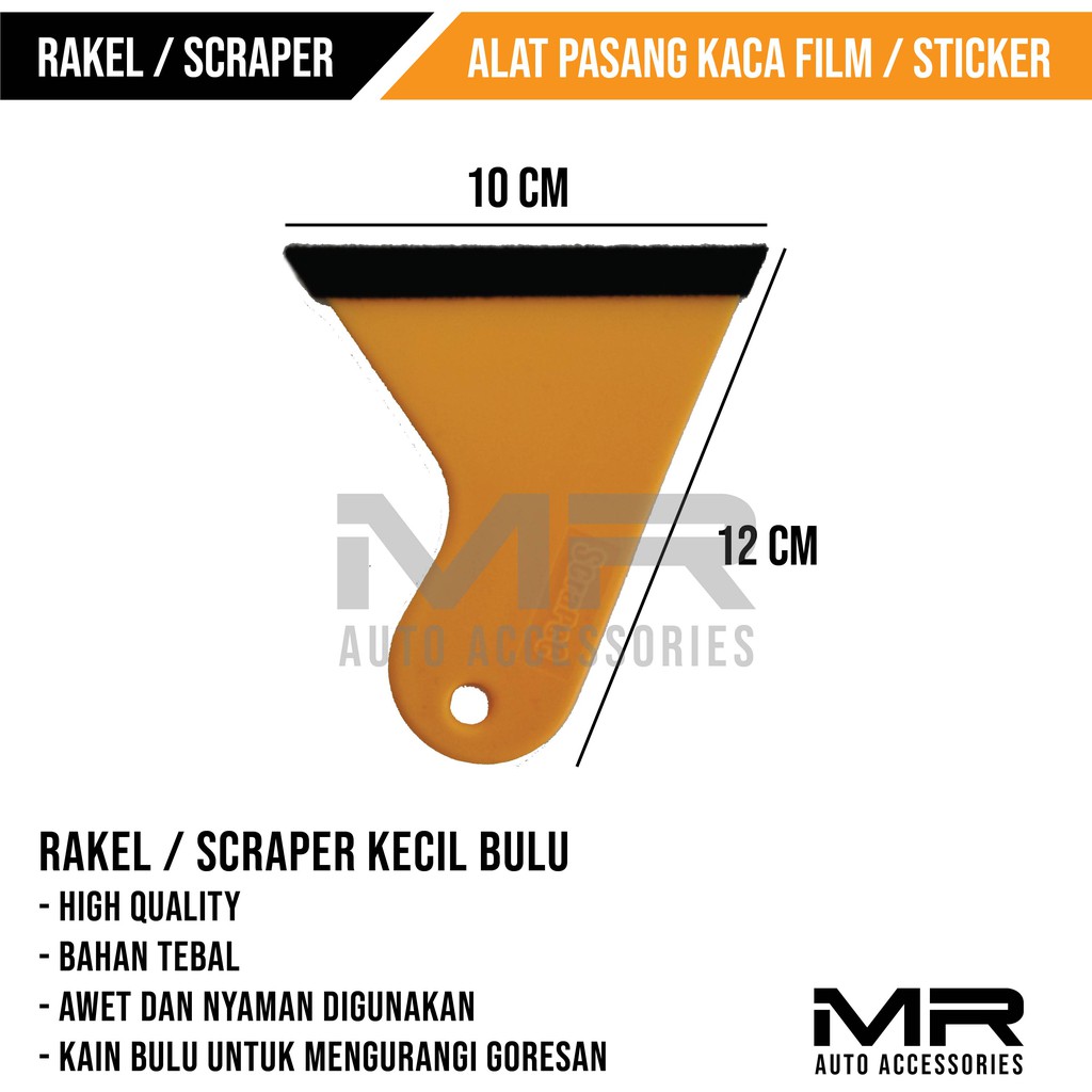 RAKEL BULU ALAT PASANG STIKER / KAPE ALAT PASANG KACA FILM BELUDRU / SCRAPPER PASANG WALLPAPER