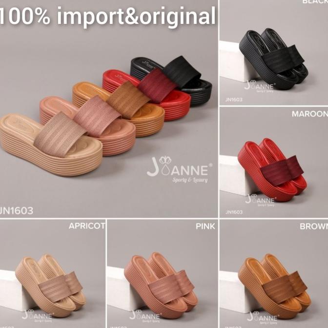 Sandal Wedges Wanita JOANNE JN1603 import&original TERGOKIL