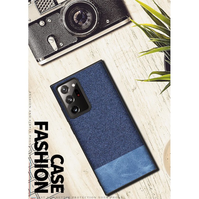 Soft Case Fabric DENIM Samsung Note 20 ULtra Note 20 10 LITE S10 LITE S21 ULTRA S21 FE Case Cover casing