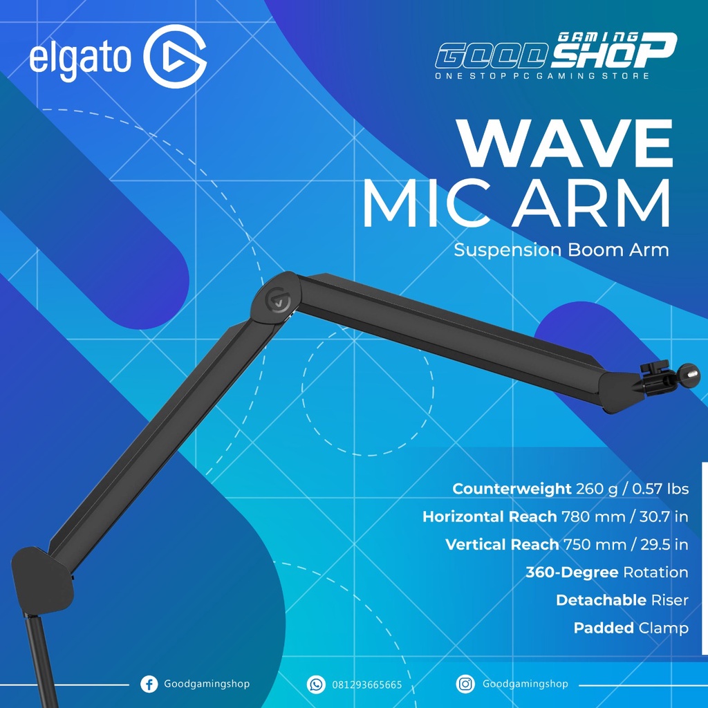 Elgato Wave Mic Arm - Streaming Kit