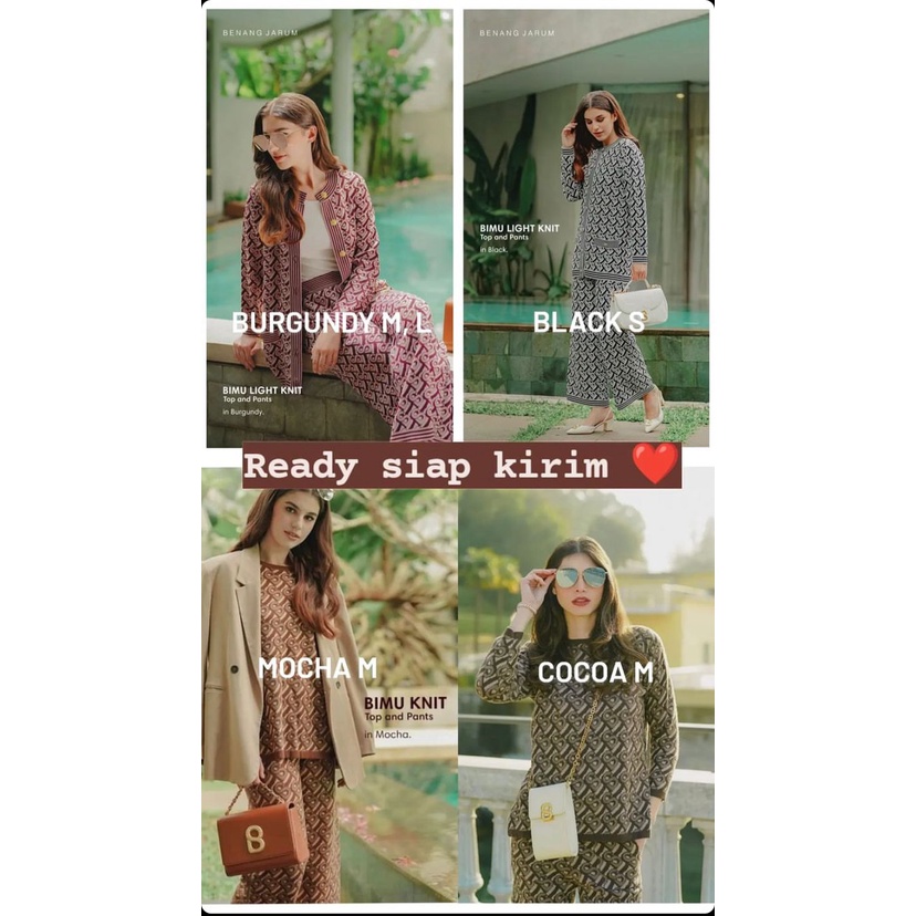 Bimu Knit Top & Bimu Light Knit by Benang Jarum