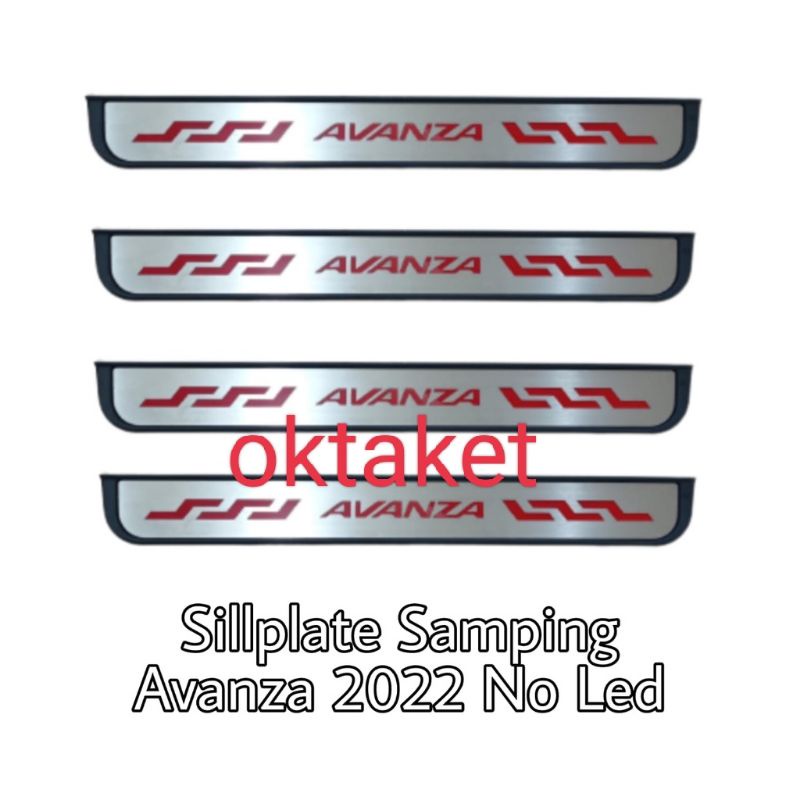 sillplate samping Avanza Xenia Veloz new 2021 2022 Stainless