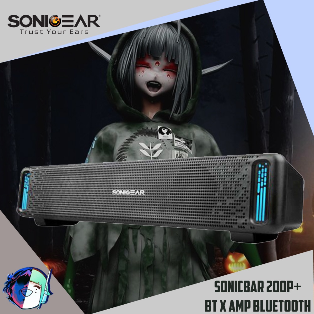 Speaker SonicGear Sonicbar 200-P + Sonic BT X AMP Bluetooth