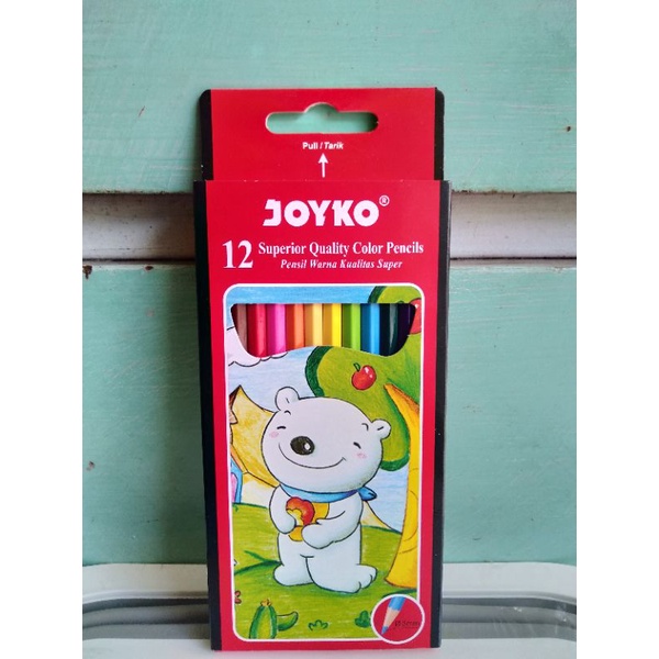 Pensil Warna Joyko isi 12 Colouring Pencil