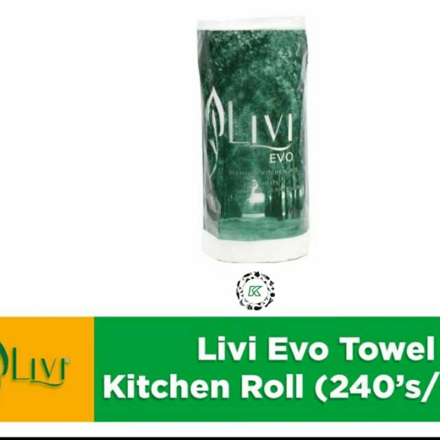 Tissue Dapur Serap Minyak Livi Eco Kitchen Towel isi 240 lembar READY