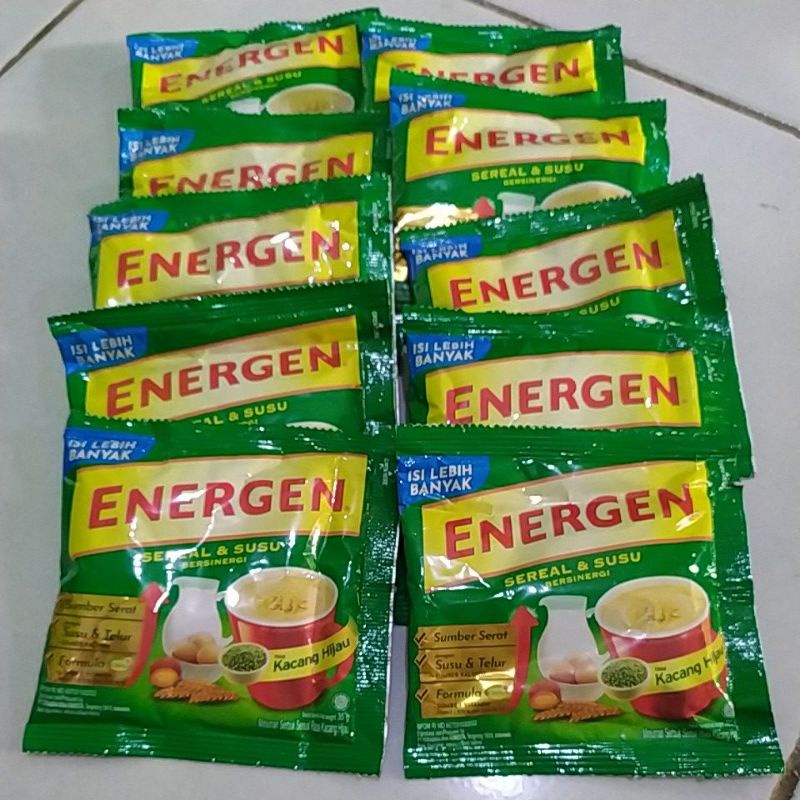 

Energen kacang hijau 1renceng 10pcs
