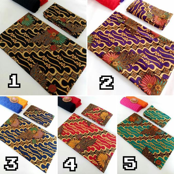PRODUK READY... KAIN BATIK PASTEL, KAIN BATIK SOFT MOTIF BUNGA SBY 003 MURAH