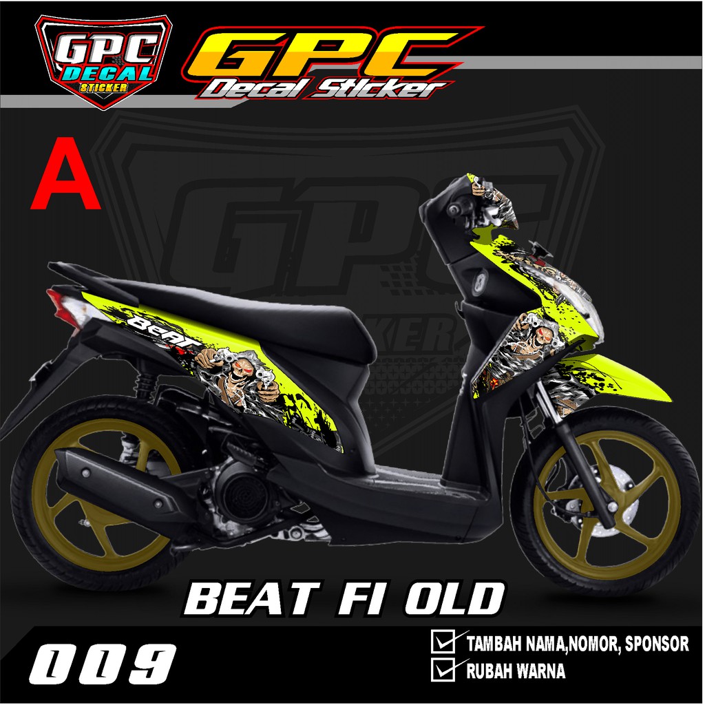 Jual Decal Sticker Beat Fi Old Full Body Dekal Stiker Striping Beat Gpc