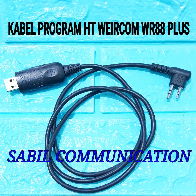 KABEL PROGRAM HT WEIRCOM WR808 WR88 PLUS KABEL DATA HT WEIRCOM WR 88 PLUS WR 808