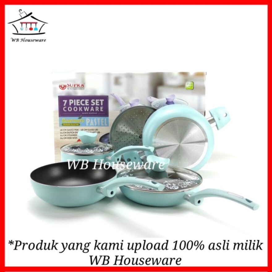 Panci SUPRA Rosemary 7 pcs Pastel