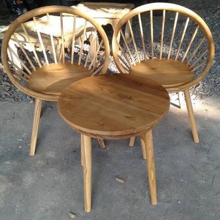 SET KURSI TERAS JARI-JARI JATI / KURSI TERAS PARABOLA / KURSI TERAS CLASIK / KURSI UNIK / KURSI ANTI